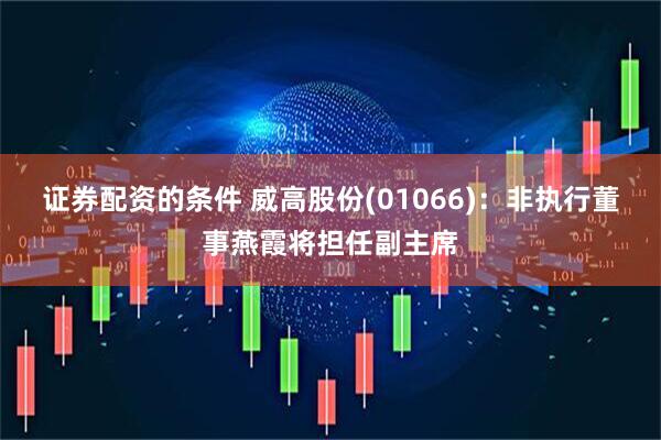 证券配资的条件 威高股份(01066)：非执行董事燕霞将担任副主席